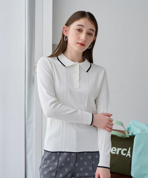 CARA O CRUZ / キャラ・オ・クルス ポロシャツ | 【UV加工 洗える】リブニットポロシャツ | 詳細15