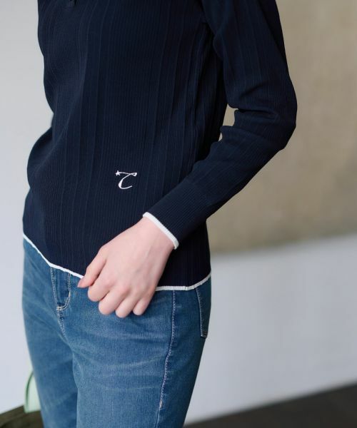 CARA O CRUZ / キャラ・オ・クルス ポロシャツ | 【UV加工 洗える】リブニットポロシャツ | 詳細22