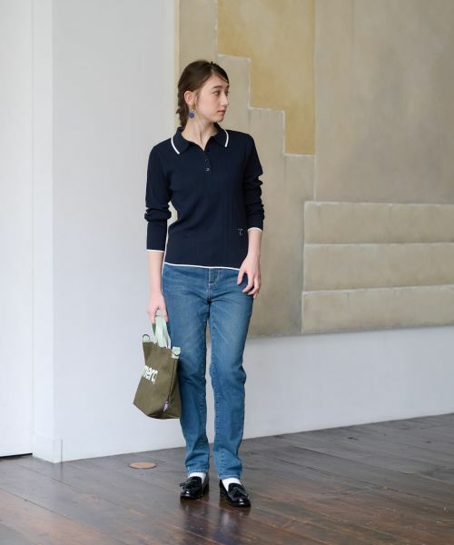 CARA O CRUZ / キャラ・オ・クルス ポロシャツ | 【UV加工 洗える】リブニットポロシャツ | 詳細9