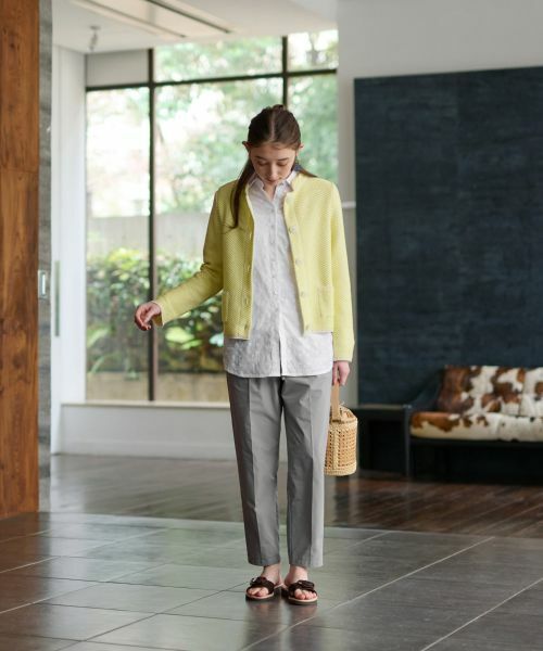 CARA O CRUZ / キャラ・オ・クルス カーディガン・ボレロ | ツイードライクなニットジャケット【お呼ばれ服】 | 詳細3