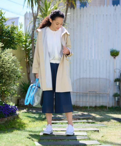 CARA O CRUZ / キャラ・オ・クルス その他アウター | 【撥水 洗える】 フーデットコート | 詳細13