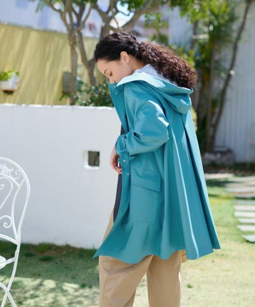 CARA O CRUZ / キャラ・オ・クルス その他アウター | 【撥水 洗える】 フーデットコート | 詳細14