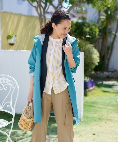 CARA O CRUZ / キャラ・オ・クルス その他アウター | 【撥水 洗える】 フーデットコート | 詳細16