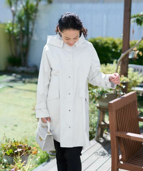 CARA O CRUZ / キャラ・オ・クルス その他アウター | 【撥水 洗える】 フーデットコート | 詳細23