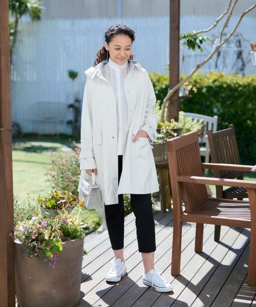 CARA O CRUZ / キャラ・オ・クルス その他アウター | 【撥水 洗える】 フーデットコート | 詳細29