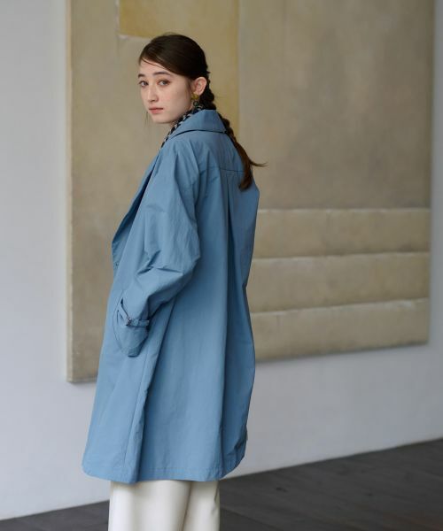 CARA O CRUZ / キャラ・オ・クルス その他アウター | 撥水 ガンフラップコート | 詳細10