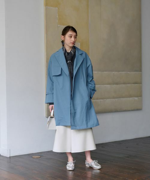 CARA O CRUZ / キャラ・オ・クルス その他アウター | 撥水 ガンフラップコート | 詳細12