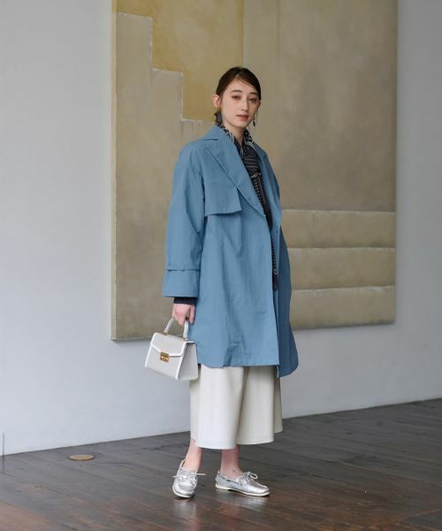 CARA O CRUZ / キャラ・オ・クルス その他アウター | 撥水 ガンフラップコート | 詳細13