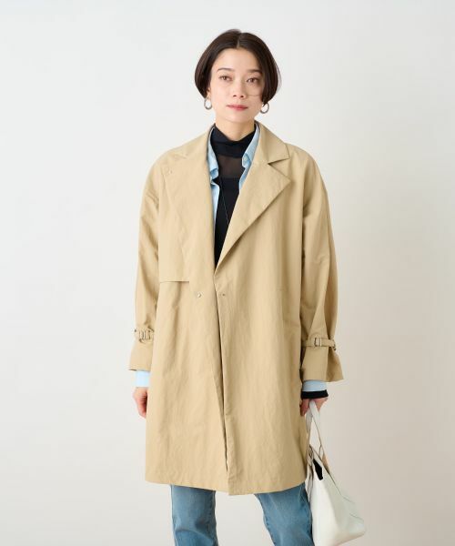 CARA O CRUZ / キャラ・オ・クルス その他アウター | 撥水 ガンフラップコート | 詳細18