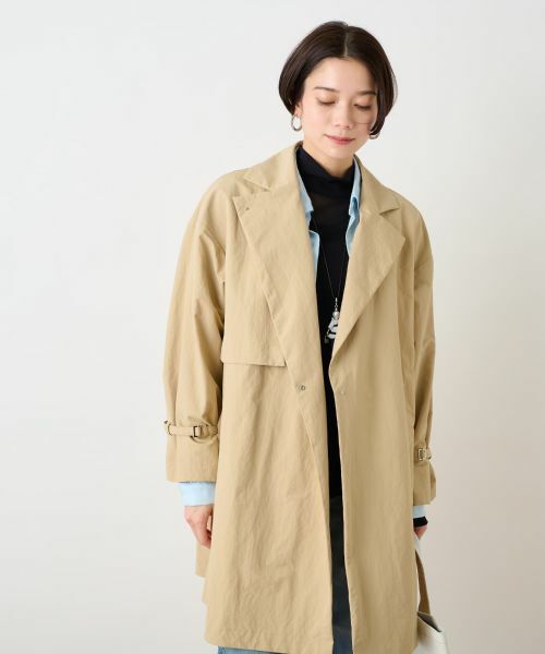 CARA O CRUZ / キャラ・オ・クルス その他アウター | 撥水 ガンフラップコート | 詳細19