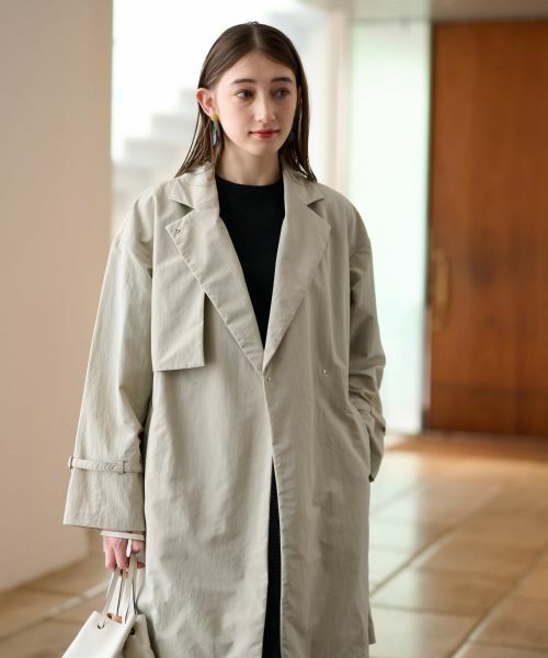 CARA O CRUZ / キャラ・オ・クルス その他アウター | 撥水 ガンフラップコート | 詳細2