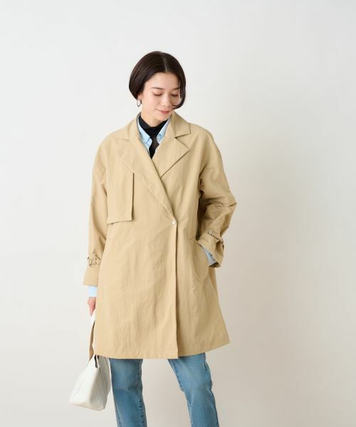 CARA O CRUZ / キャラ・オ・クルス その他アウター | 撥水 ガンフラップコート | 詳細23