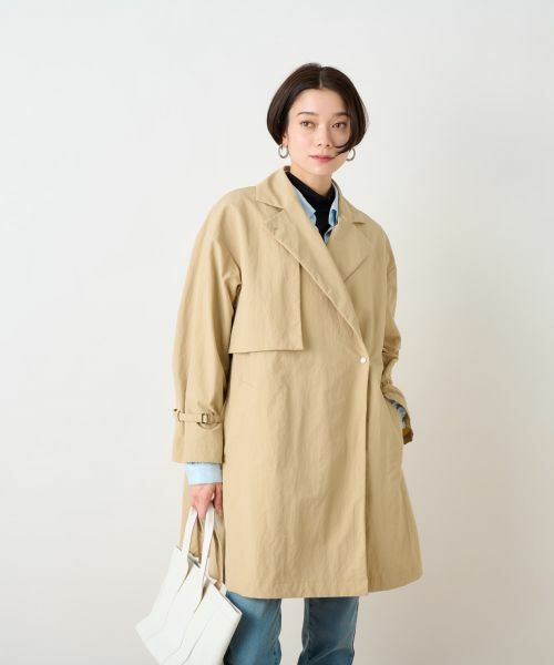 CARA O CRUZ / キャラ・オ・クルス その他アウター | 撥水 ガンフラップコート | 詳細24