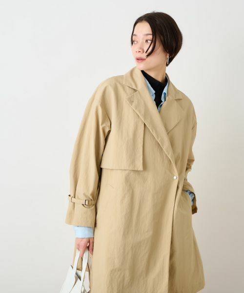 CARA O CRUZ / キャラ・オ・クルス その他アウター | 撥水 ガンフラップコート | 詳細25