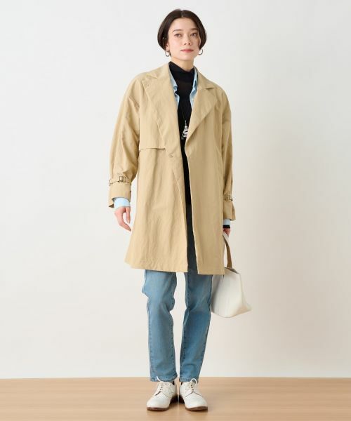 CARA O CRUZ / キャラ・オ・クルス その他アウター | 撥水 ガンフラップコート | 詳細29