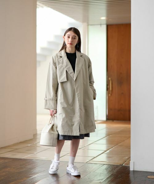 CARA O CRUZ / キャラ・オ・クルス その他アウター | 撥水 ガンフラップコート | 詳細5