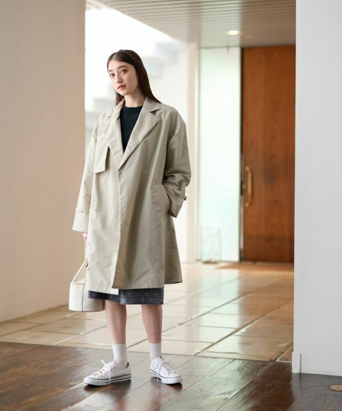 CARA O CRUZ / キャラ・オ・クルス その他アウター | 撥水 ガンフラップコート | 詳細6