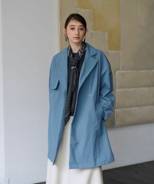 CARA O CRUZ / キャラ・オ・クルス その他アウター | 撥水 ガンフラップコート | 詳細7