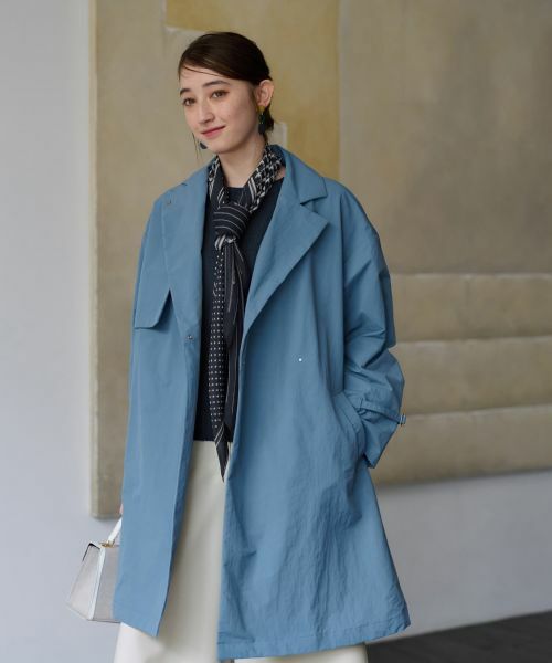 CARA O CRUZ / キャラ・オ・クルス その他アウター | 撥水 ガンフラップコート | 詳細8