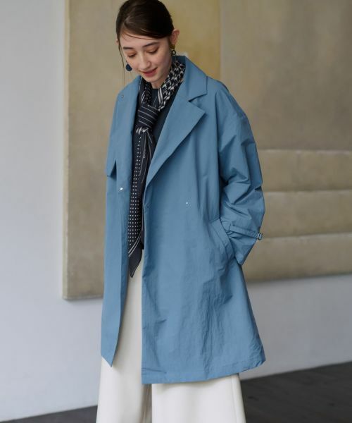 CARA O CRUZ / キャラ・オ・クルス その他アウター | 撥水 ガンフラップコート | 詳細9