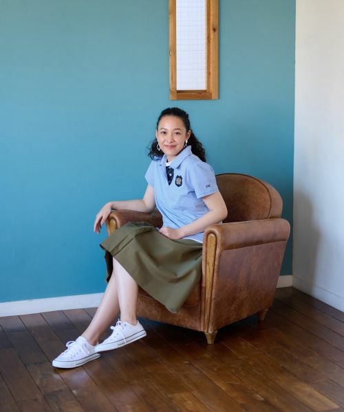 CARA O CRUZ / キャラ・オ・クルス ロング・マキシ丈スカート | 洗える ベルト付 後ろウエストゴム サイドプリーツスカート | 詳細20