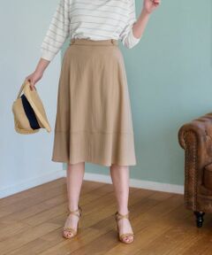 CARA O CRUZ / キャラ・オ・クルス ミニ・ひざ丈スカート | 後ろウエストゴム ミモレ丈スカート