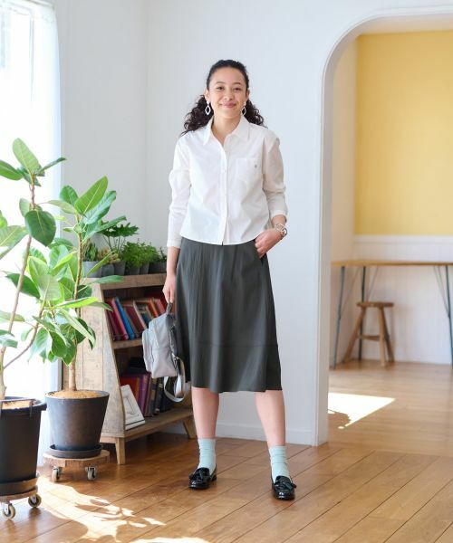 CARA O CRUZ / キャラ・オ・クルス ミニ・ひざ丈スカート | 後ろウエストゴム ミモレ丈スカート | 詳細19