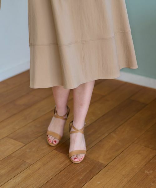 CARA O CRUZ / キャラ・オ・クルス ミニ・ひざ丈スカート | 後ろウエストゴム ミモレ丈スカート | 詳細22