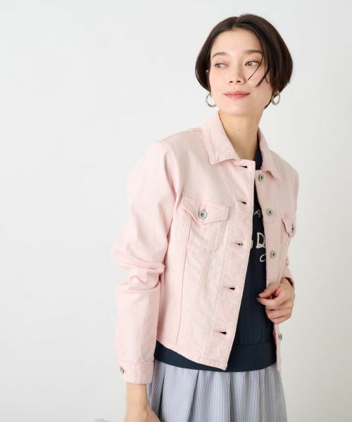 CARA O CRUZ / キャラ・オ・クルス テーラードジャケット | 洗える のびのびカラーGジャン【産地ナブル】 | 詳細14