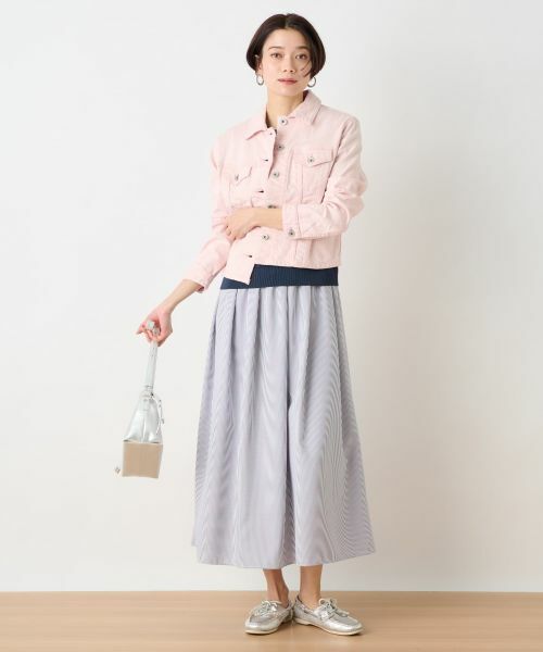 CARA O CRUZ / キャラ・オ・クルス テーラードジャケット | 洗える のびのびカラーGジャン【産地ナブル】 | 詳細17