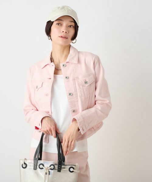 CARA O CRUZ / キャラ・オ・クルス テーラードジャケット | 洗える のびのびカラーGジャン【産地ナブル】 | 詳細2