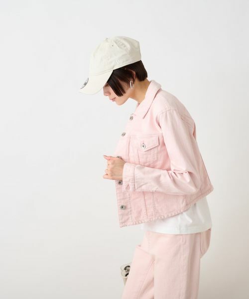 CARA O CRUZ / キャラ・オ・クルス テーラードジャケット | 洗える のびのびカラーGジャン【産地ナブル】 | 詳細3