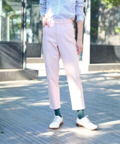 CARA O CRUZ / キャラ・オ・クルス その他パンツ | 洗える のびのびカラークロップドデニム【産地ナブル】