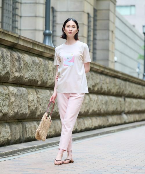 CARA O CRUZ / キャラ・オ・クルス その他パンツ | 洗える のびのびカラークロップドデニム【産地ナブル】 | 詳細13