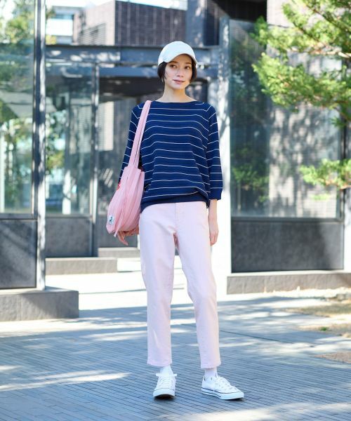 CARA O CRUZ / キャラ・オ・クルス その他パンツ | 洗える のびのびカラークロップドデニム【産地ナブル】 | 詳細29