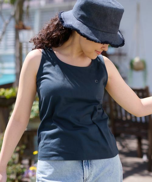 CARA O CRUZ / キャラ・オ・クルス カットソー | 洗える ラインストーンタンクトップ | 詳細10