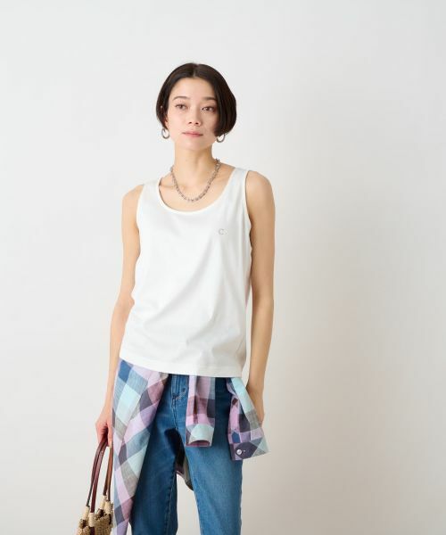 CARA O CRUZ / キャラ・オ・クルス カットソー | 洗える ラインストーンタンクトップ | 詳細12