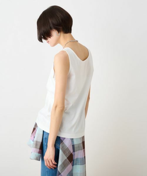 CARA O CRUZ / キャラ・オ・クルス カットソー | 洗える ラインストーンタンクトップ | 詳細16
