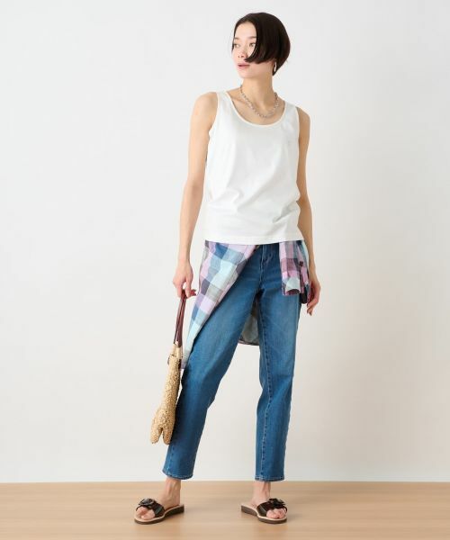 CARA O CRUZ / キャラ・オ・クルス カットソー | 洗える ラインストーンタンクトップ | 詳細18