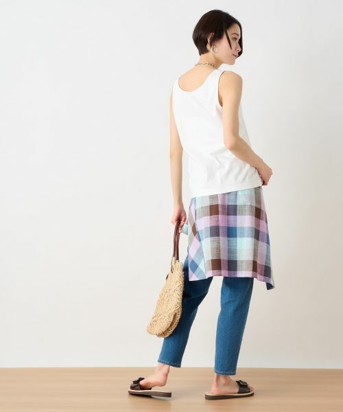 CARA O CRUZ / キャラ・オ・クルス カットソー | 洗える ラインストーンタンクトップ | 詳細20