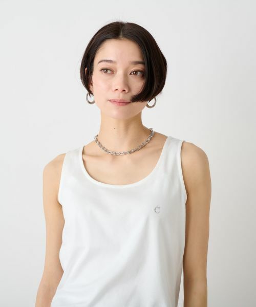 CARA O CRUZ / キャラ・オ・クルス カットソー | 洗える ラインストーンタンクトップ | 詳細28