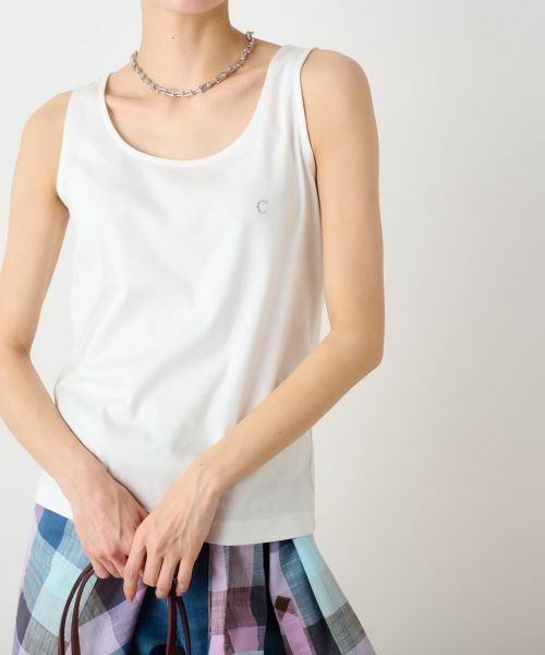 CARA O CRUZ / キャラ・オ・クルス カットソー | 洗える ラインストーンタンクトップ | 詳細29