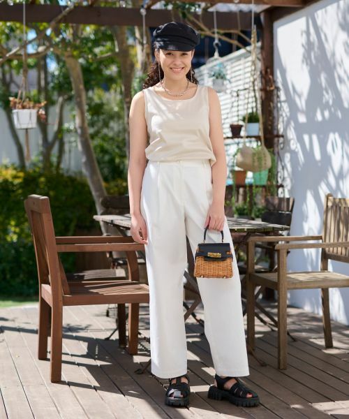 CARA O CRUZ / キャラ・オ・クルス カットソー | 洗える ラインストーンタンクトップ | 詳細3