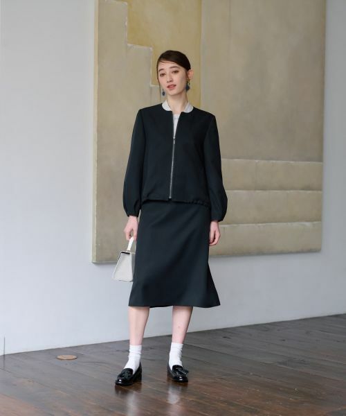 CARA O CRUZ / キャラ・オ・クルス テーラードジャケット | 【セレモニー】裾ドロストジャケット【セットアップ】 | 詳細16
