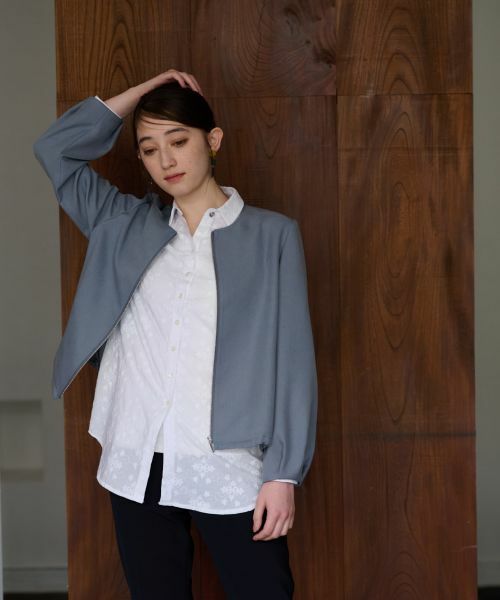 CARA O CRUZ / キャラ・オ・クルス テーラードジャケット | 【セレモニー】裾ドロストジャケット【セットアップ】 | 詳細19