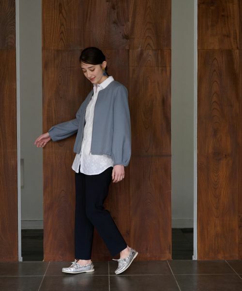 CARA O CRUZ / キャラ・オ・クルス テーラードジャケット | 【セレモニー】裾ドロストジャケット【セットアップ】 | 詳細24
