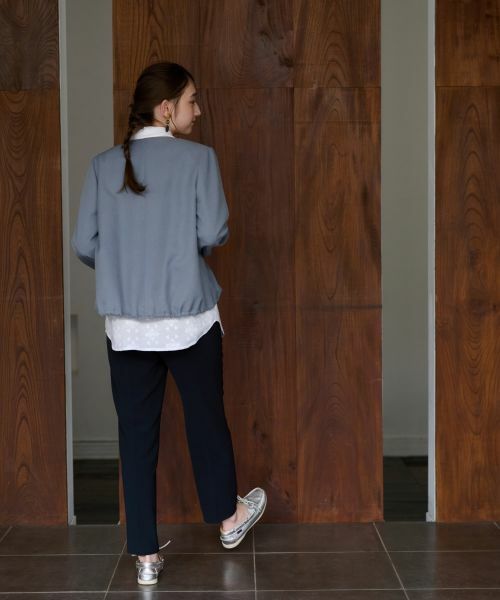 CARA O CRUZ / キャラ・オ・クルス テーラードジャケット | 【セレモニー】裾ドロストジャケット【セットアップ】 | 詳細26