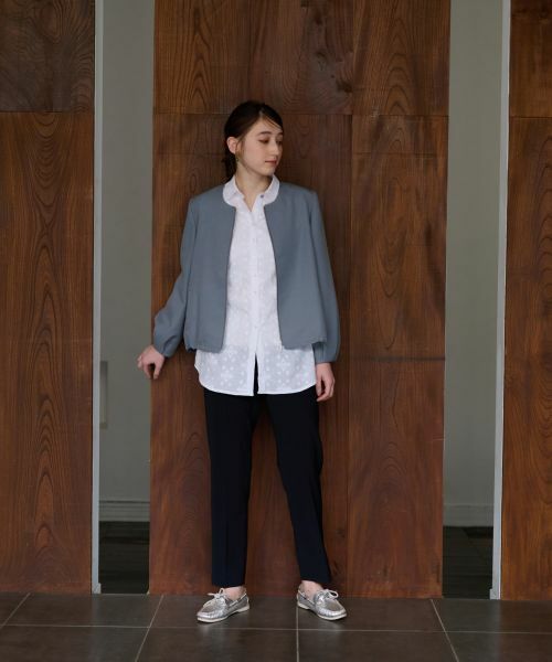 CARA O CRUZ / キャラ・オ・クルス テーラードジャケット | 【セレモニー】裾ドロストジャケット【セットアップ】 | 詳細27