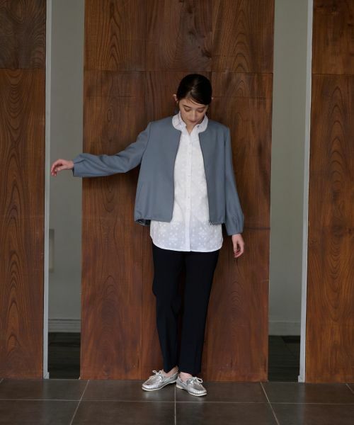 CARA O CRUZ / キャラ・オ・クルス テーラードジャケット | 【セレモニー】裾ドロストジャケット【セットアップ】 | 詳細29