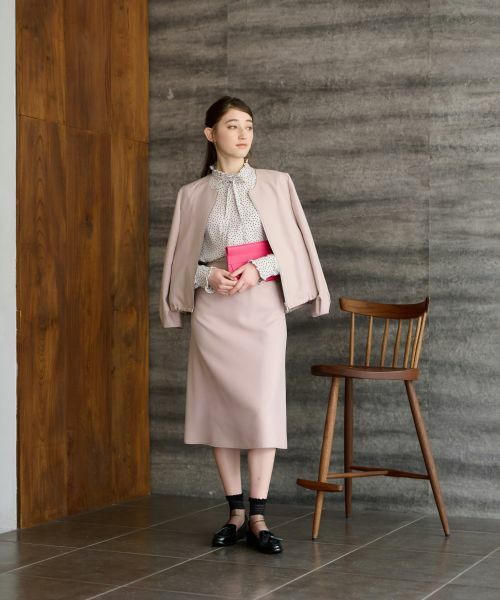 CARA O CRUZ / キャラ・オ・クルス テーラードジャケット | 【セレモニー】裾ドロストジャケット【セットアップ】 | 詳細7